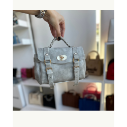 Suede and leather texture bag